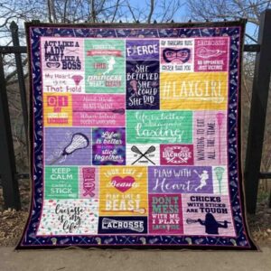 Lacrosse Is My Life Quilt Blanket Aq55  Quilt